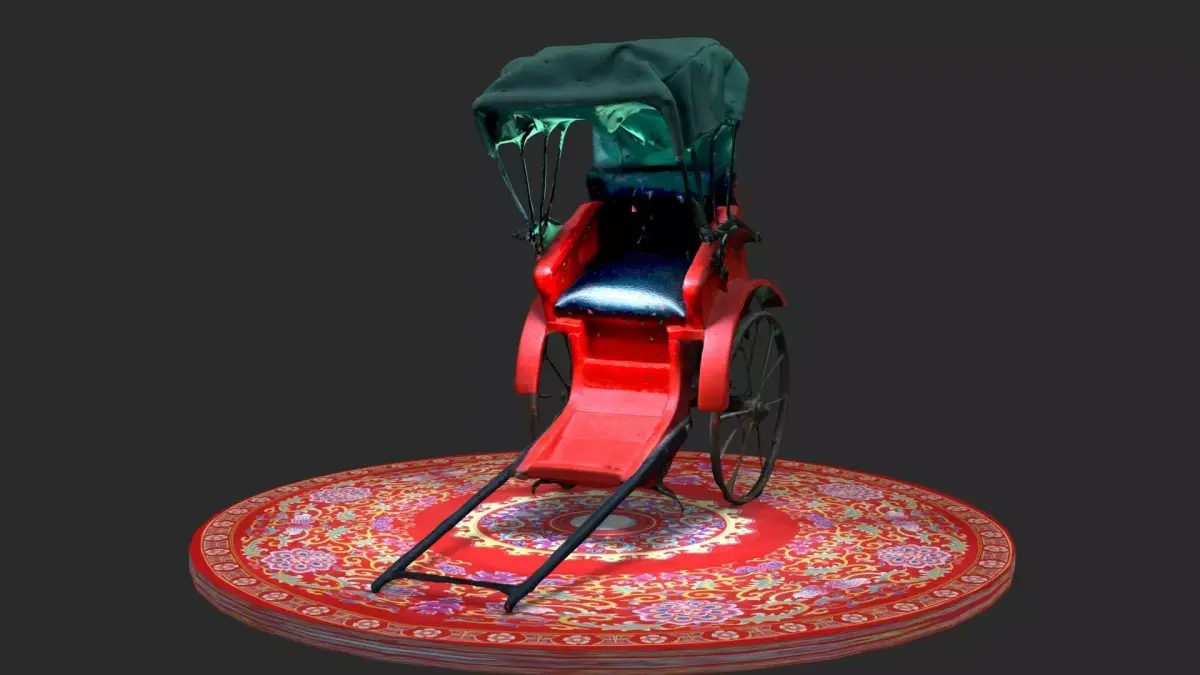 Chinese rickshaw   3D model order