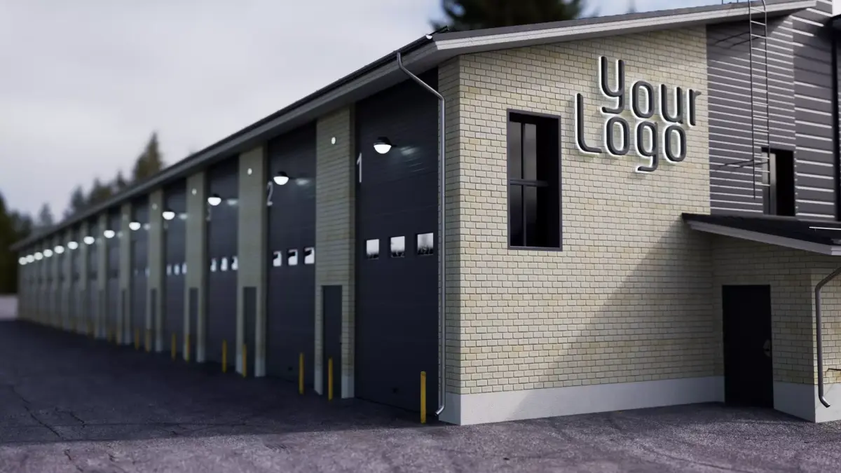 Warehouse Exterior 3D model 3D model