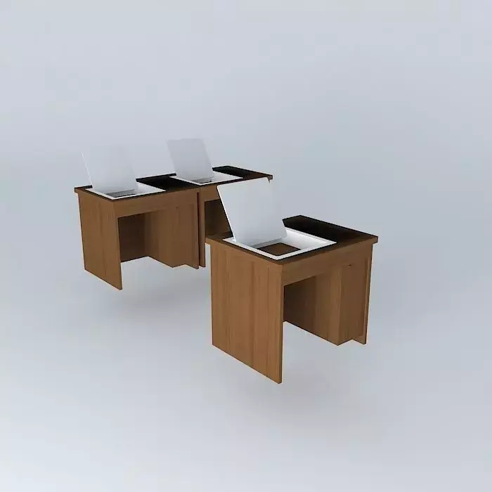 COMPUTER TRAINING DESKS 850x700x750mmH Free 3D model