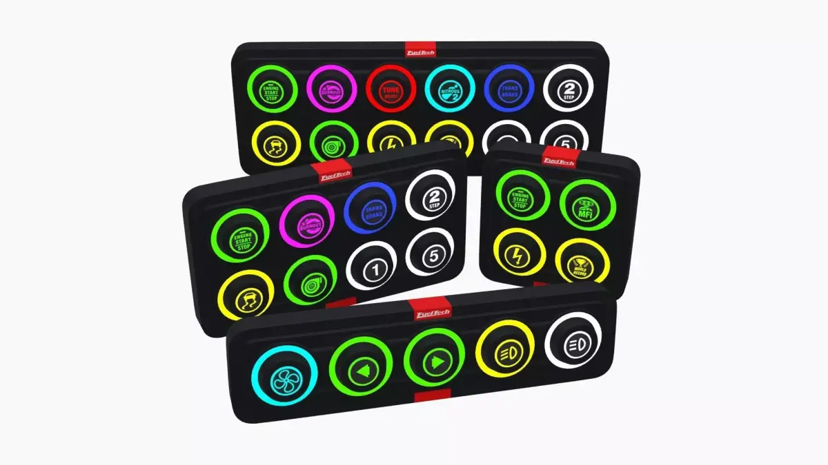 FuelTech SwitchPanel Bundle Low-poly 3D model
