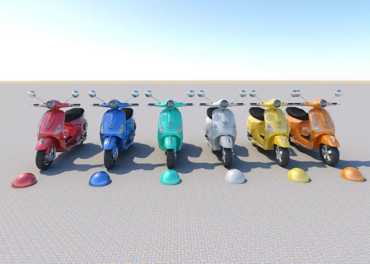 Piaggio Vespa  2018 3D model  3D model
