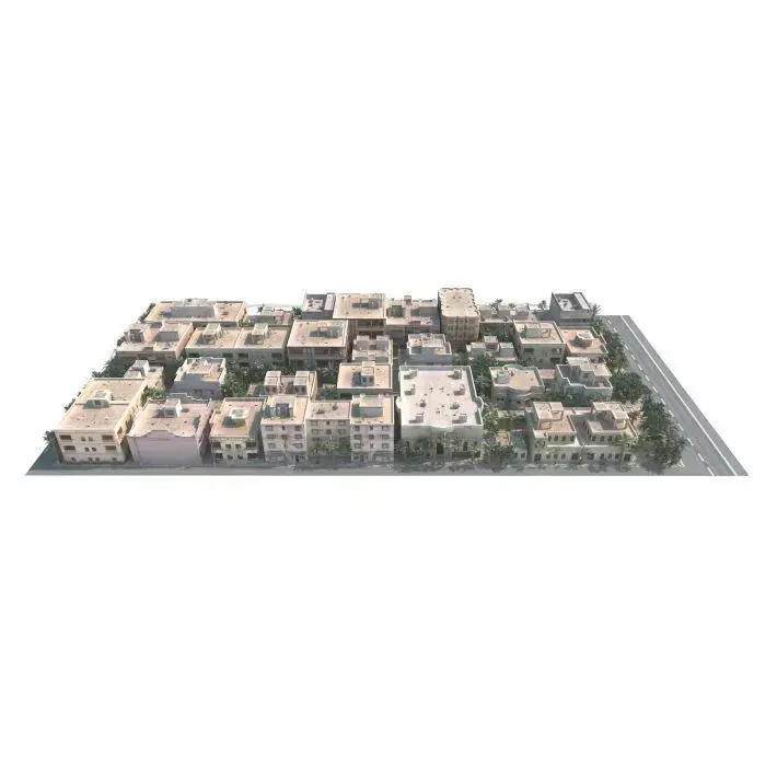 city 02 set 02 am 133 3D model