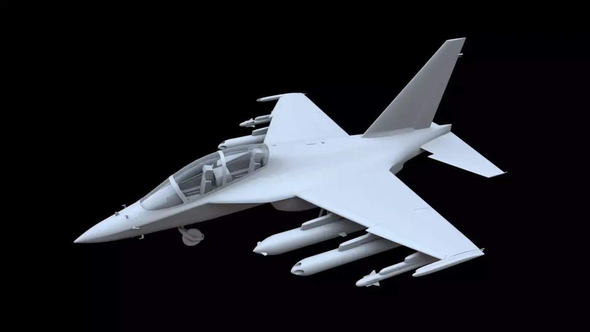 Yakovlev Yak-130 Free low-poly 3D model