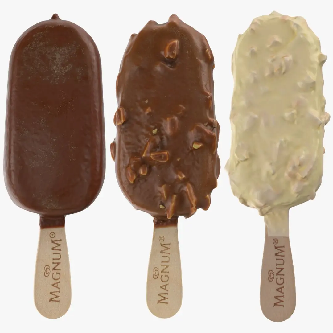 Magnum Ice Cream Bar Collection 3D model