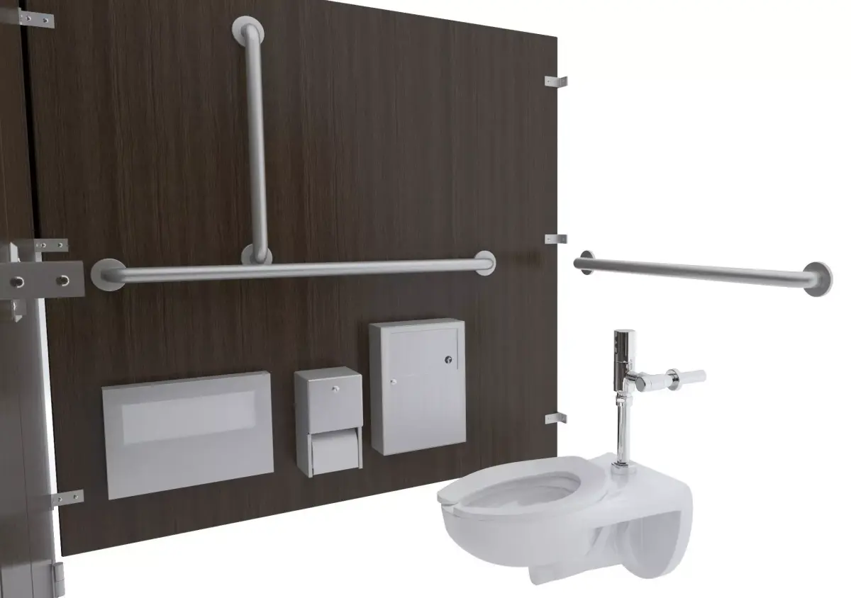 Toilet Stall-001B 3D model