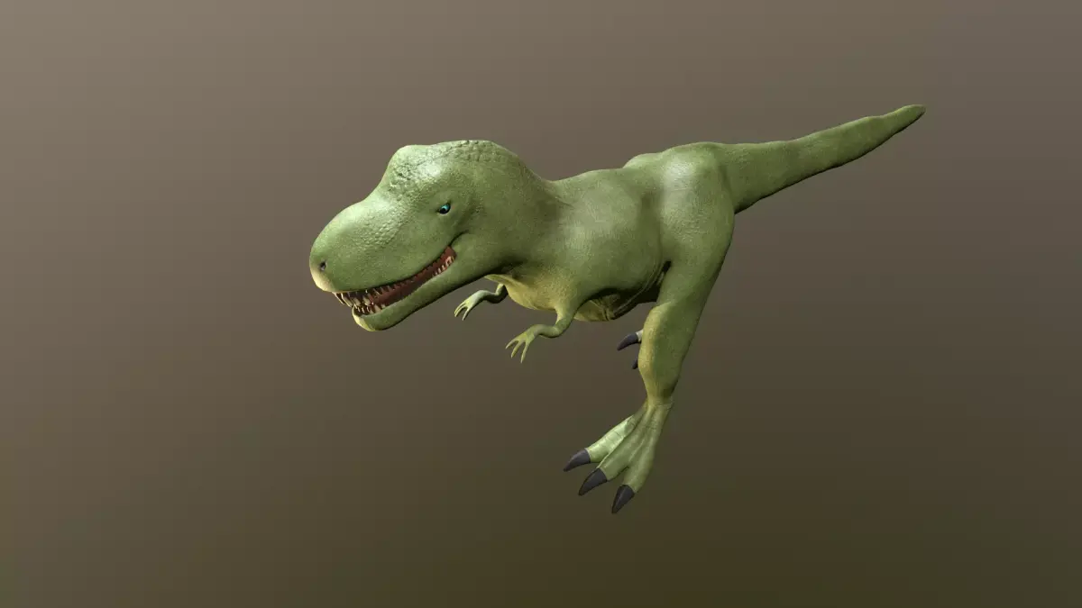 Stylized Dinosaur PBR low-poly Low-poly 3D model
