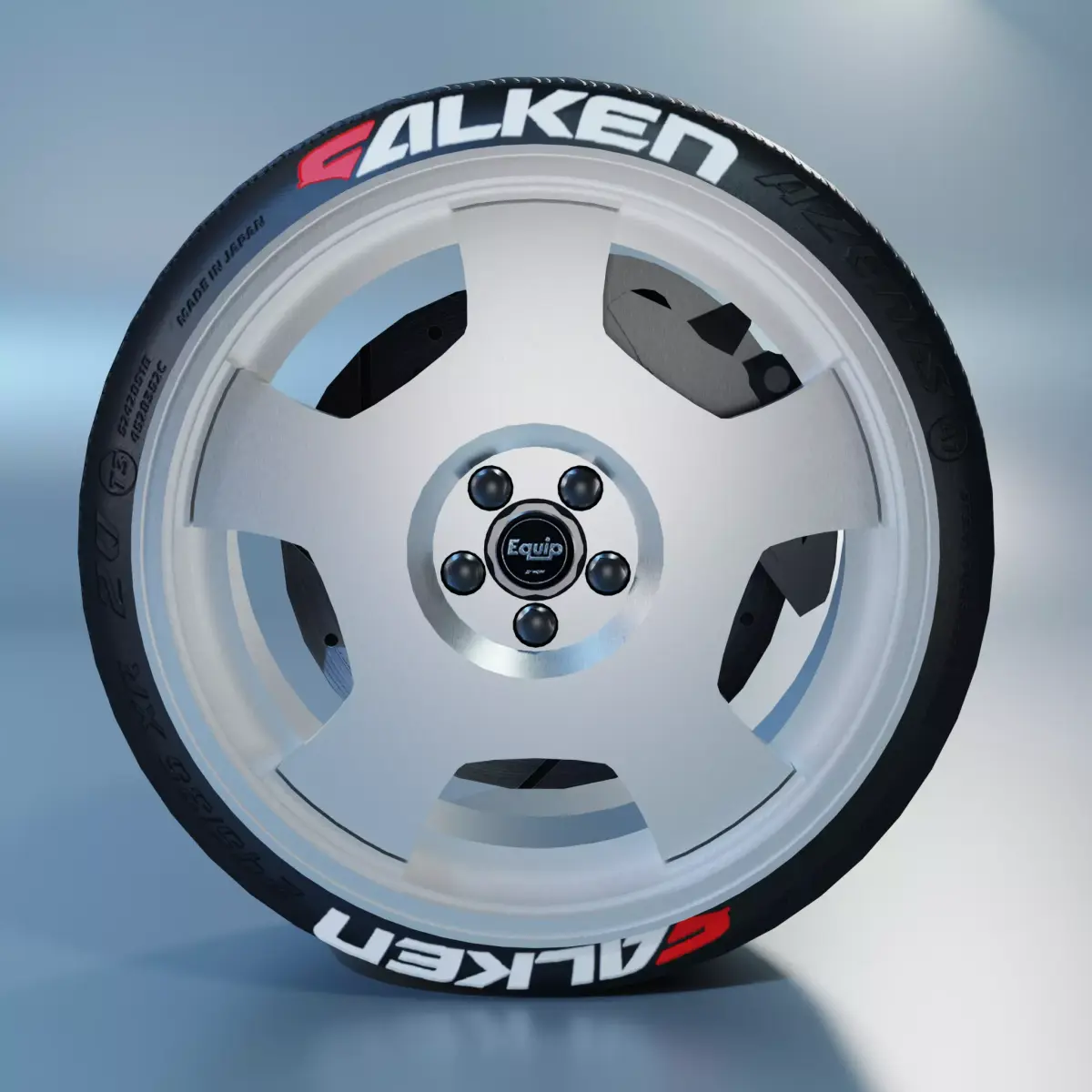 Work Lanvec Wheel Low-poly 3D model