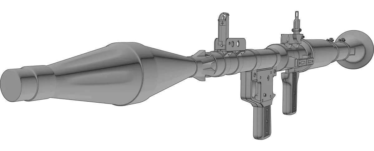 Rocket Launcher RPG 3D model