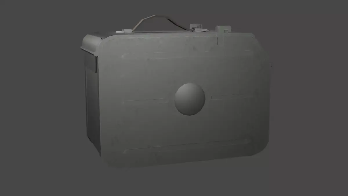 Ammo box Free low-poly 3D model purchase