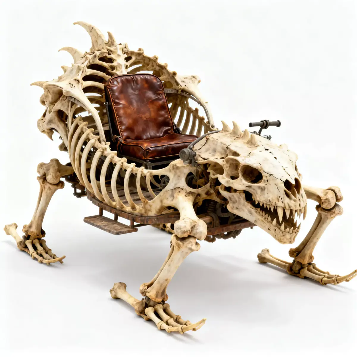 Bone-Runner Skeletal Desert Skiff 3D Model Low-poly 3D model