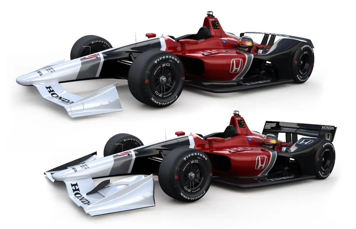 IndyCar Honda Road Course Super Speedway 2018 3D model