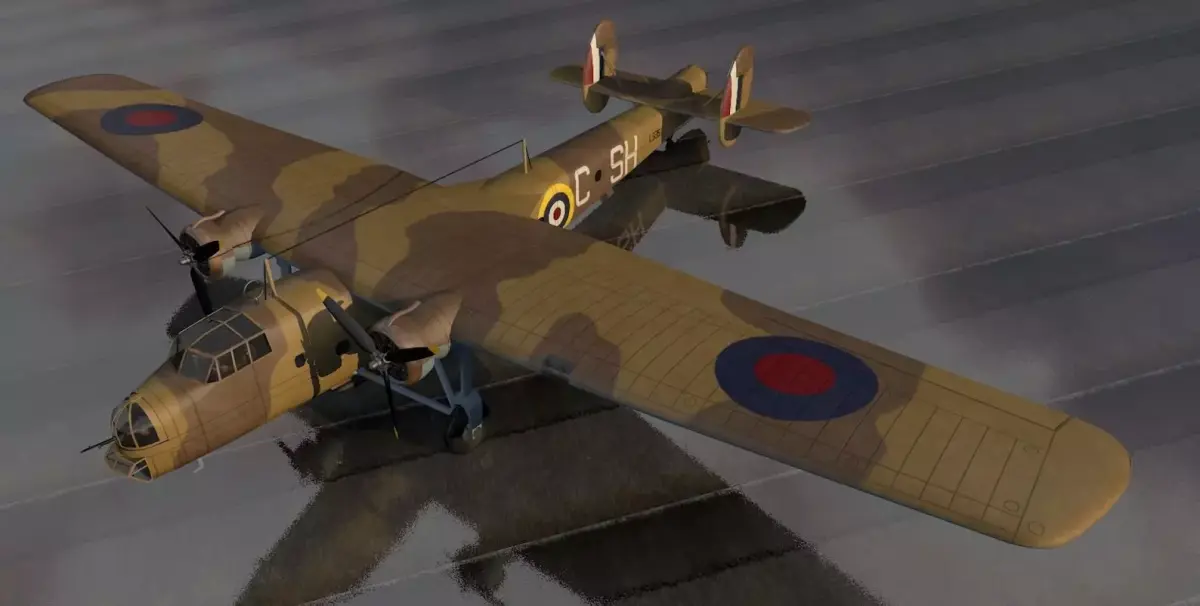 Bristol Bombay Mk-1 3D model