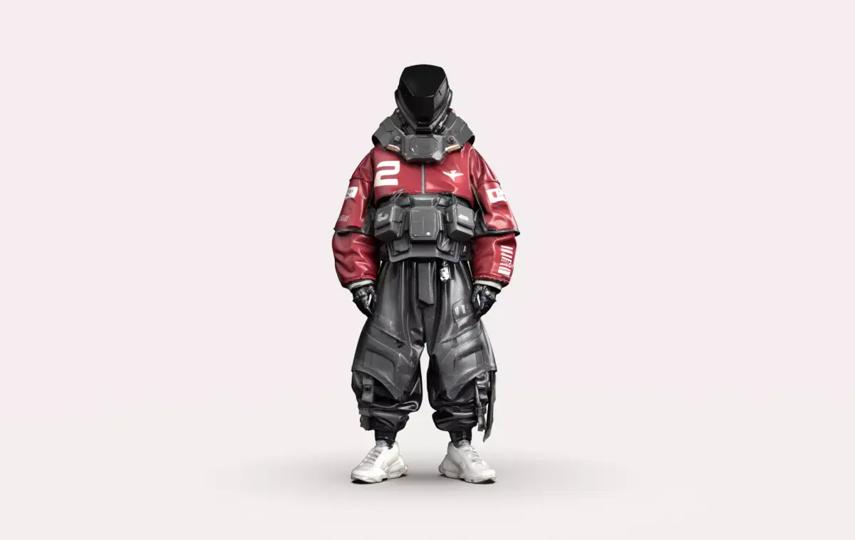 Night City Character Resident 3D model