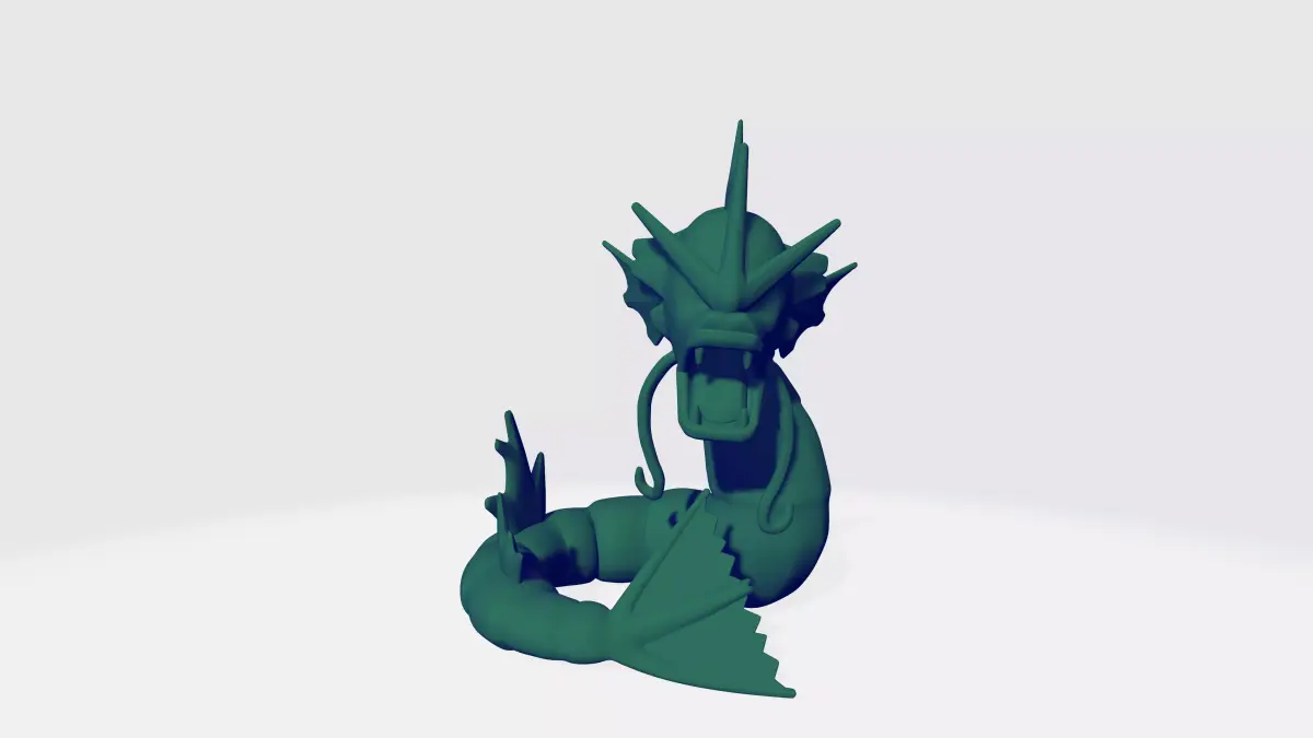 Water Dragon Gyarados - STL 3D model