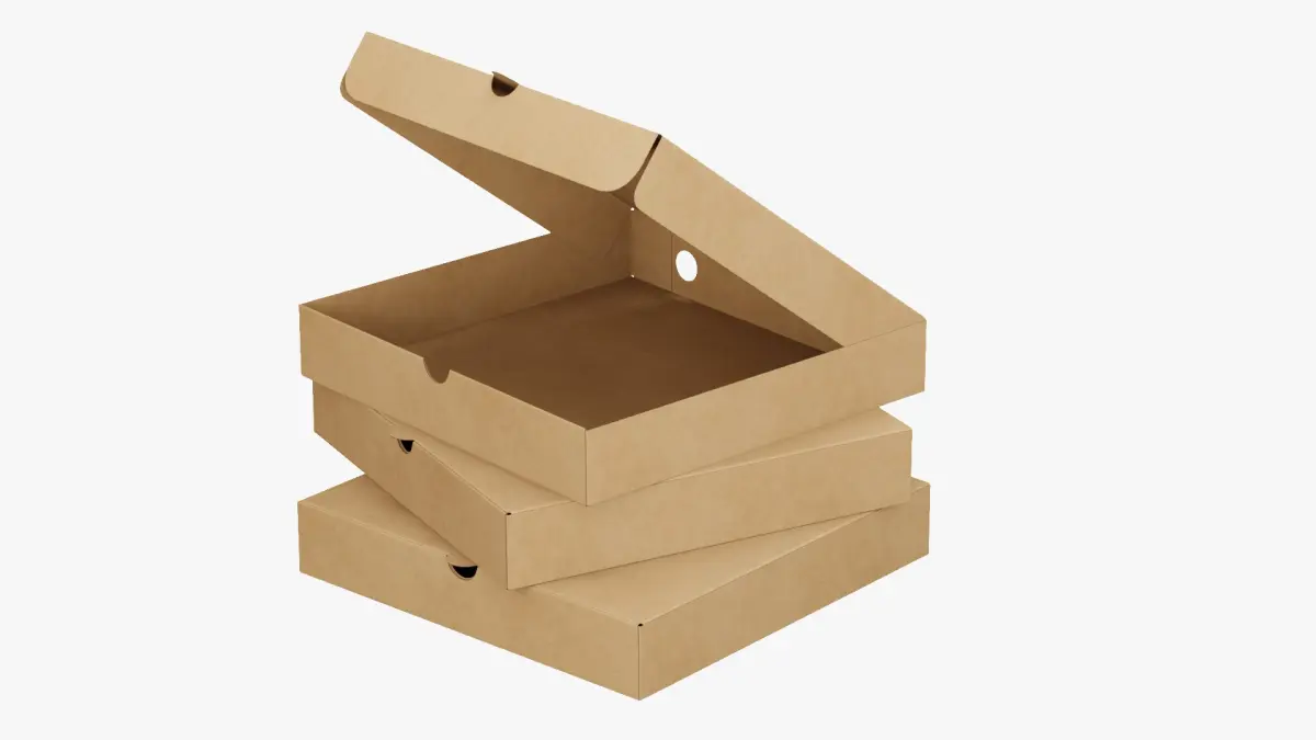 Pizza Box 2 3D model