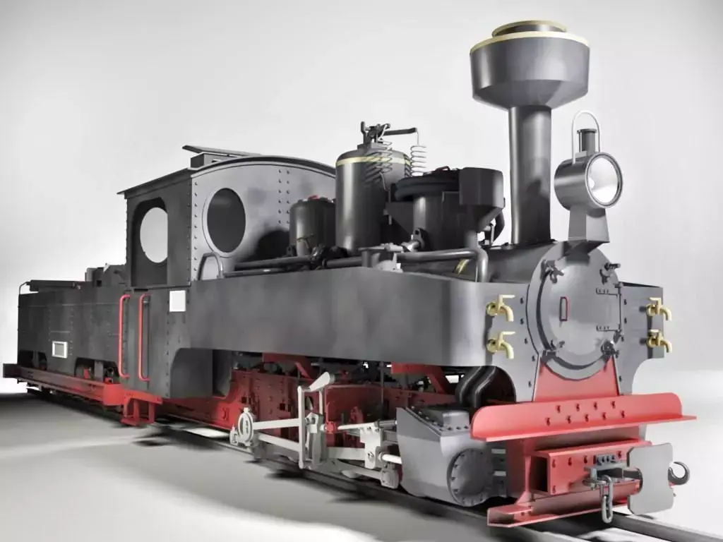 Brigadelok Steam Locomotive 01 Free 3D model
