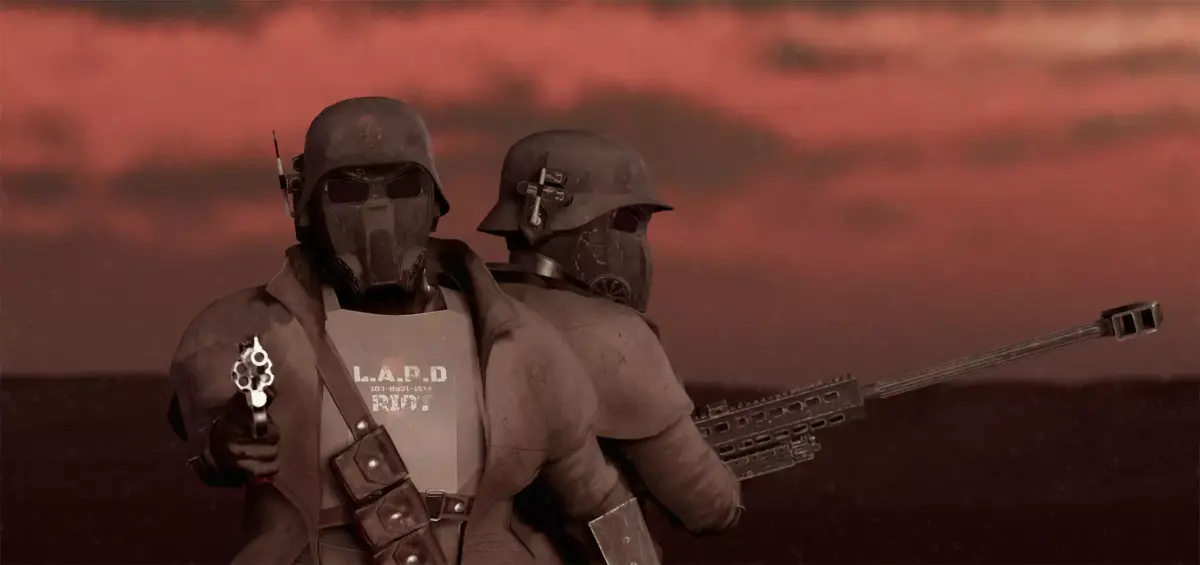 Desert Ranger Armor Low-poly 3D model