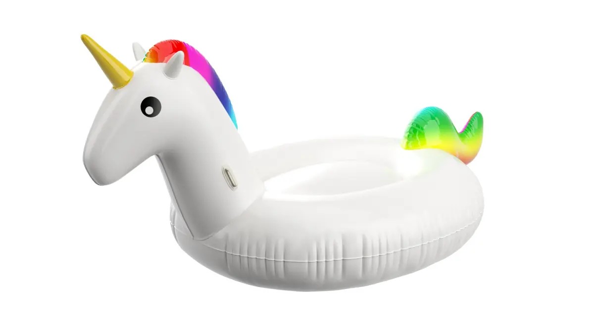 Inflatable Party Tube Swimming Unicorn 3D model