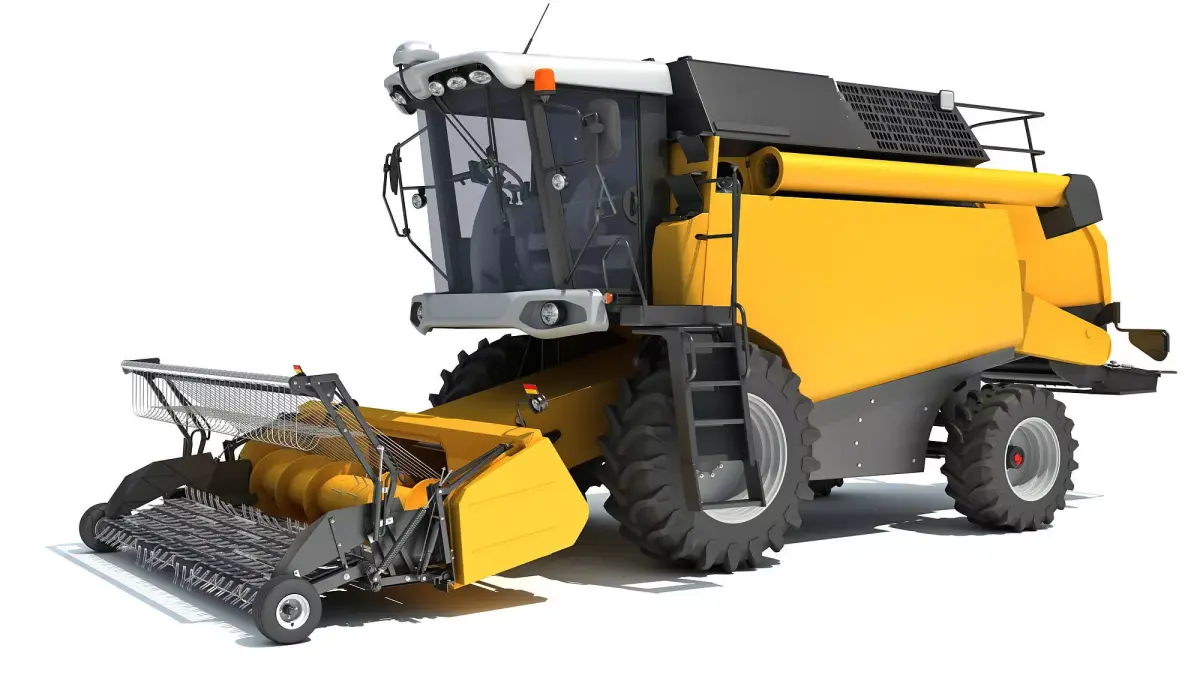 Combine Harvester 3D model 17