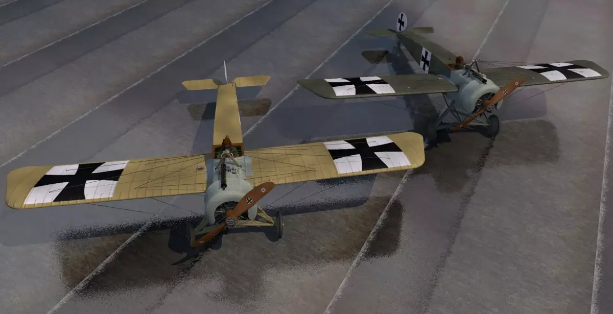 Fokker E-I and E-III Eindecker 3D model