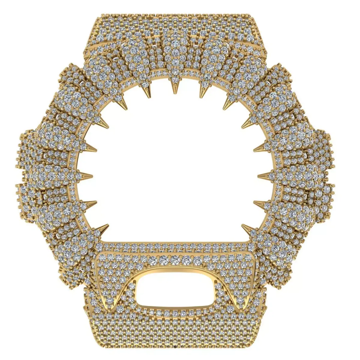 Watch case compatible with DW-6900 3D print model 3D print model