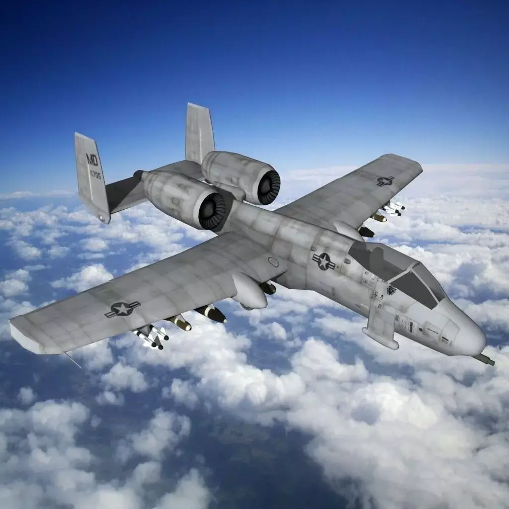 A10 Fighter 3D model