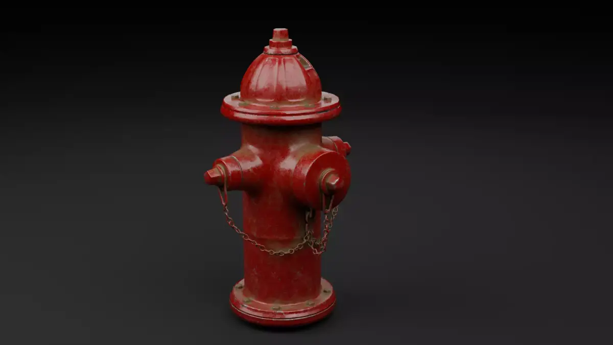 Fire Hydrant Free low-poly 3D model