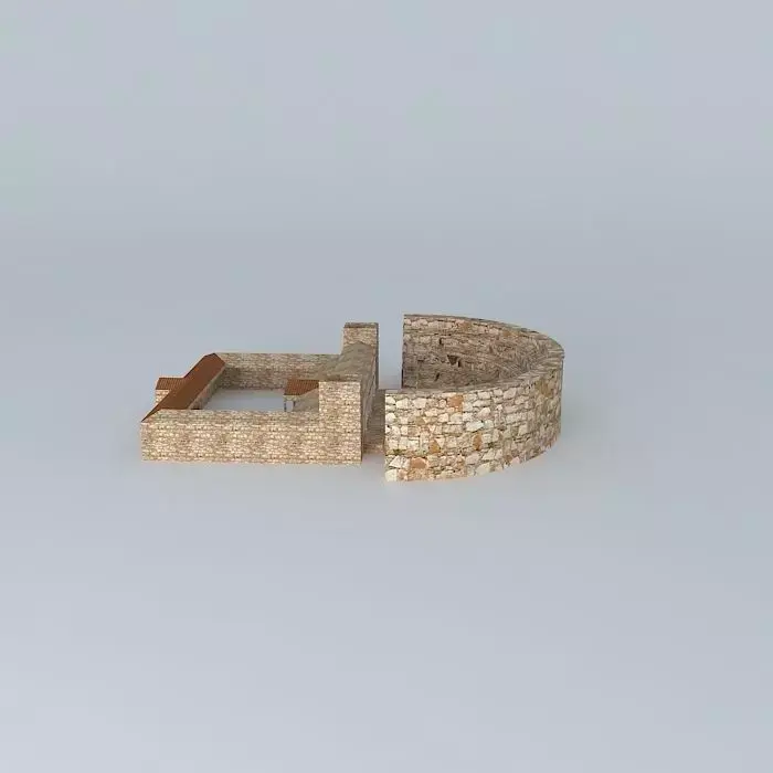 Roman theatre. Merida Free 3D model