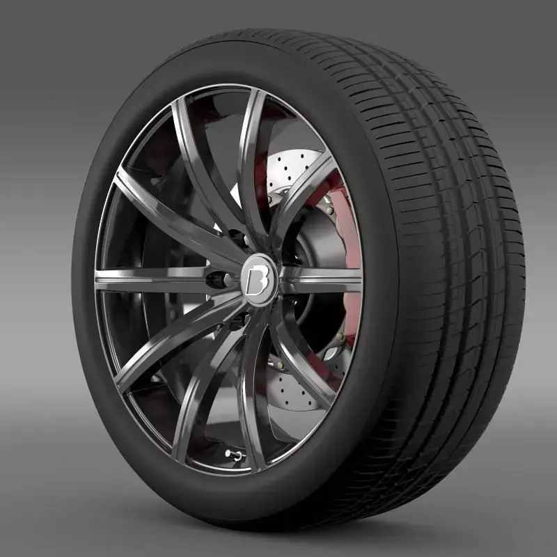 BB Audi R8  wheel 3D model