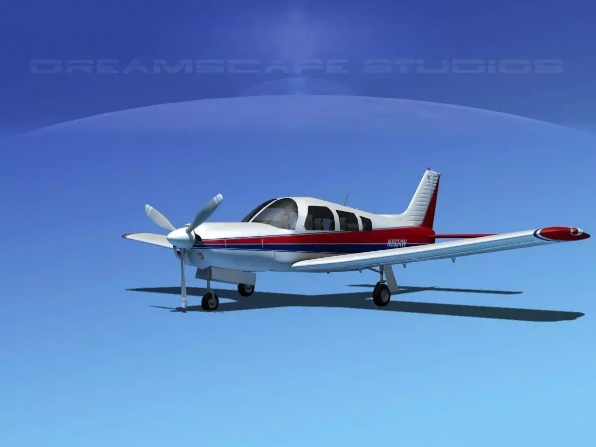 Piper Cherokee Arrow 3D model 5