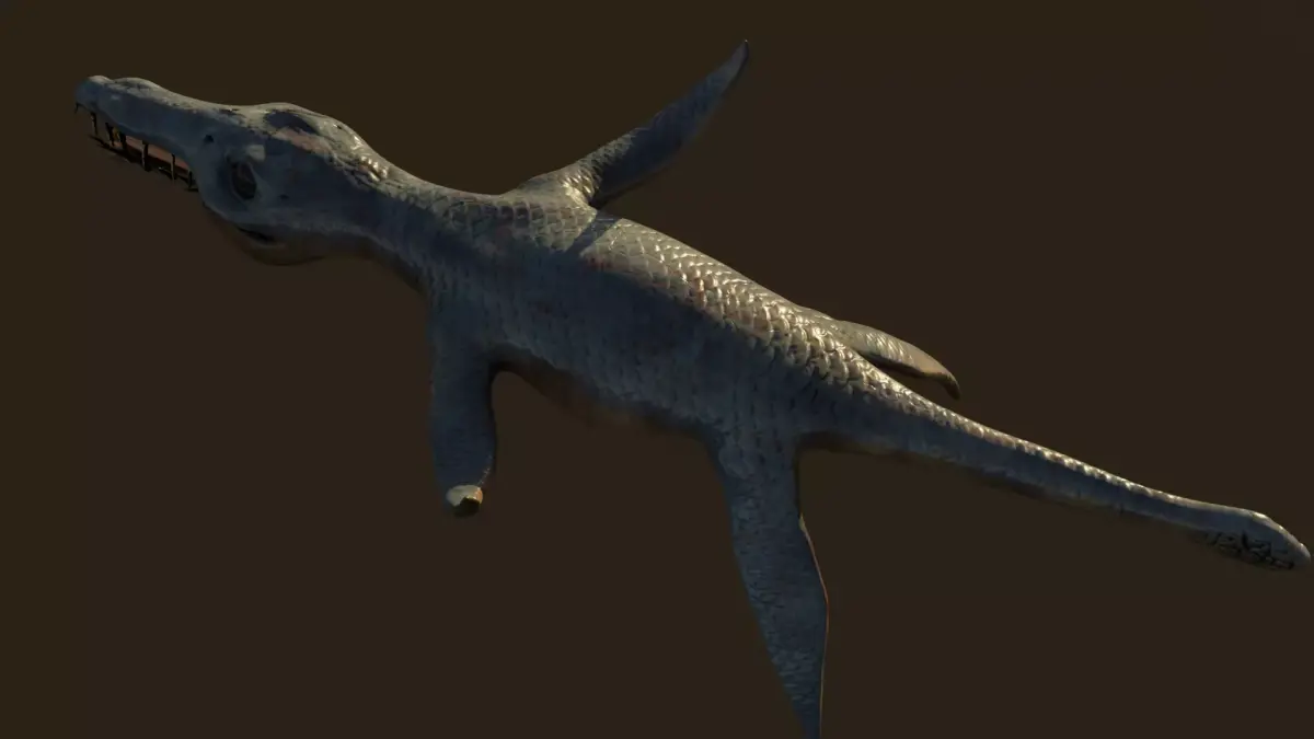 Liopleurodon dinosaur 3D model purchase