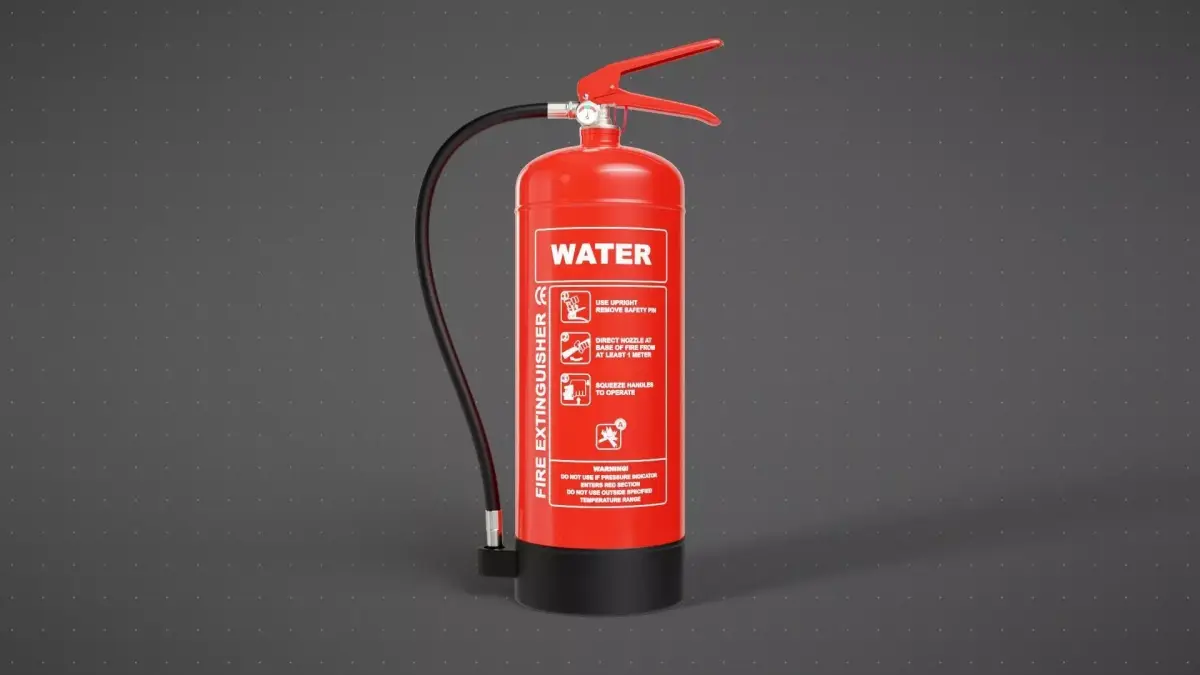 Water Fire Extinguisher 3D model purchase
