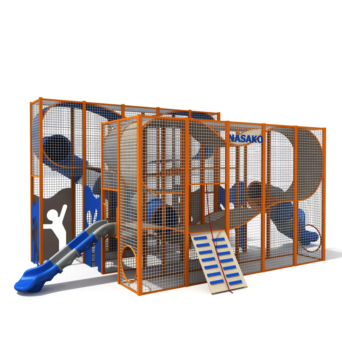 Kids outdoor commercial play structure 3D model 3D model 25