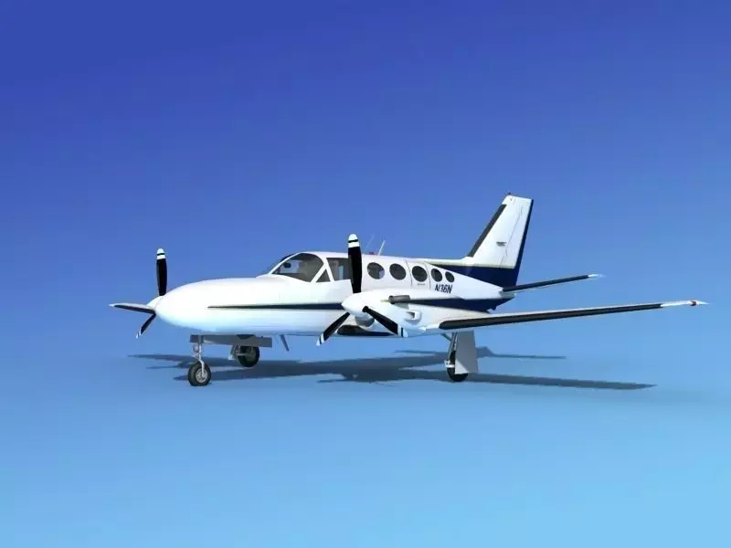Cessna 425 Conquest I V02 3D model