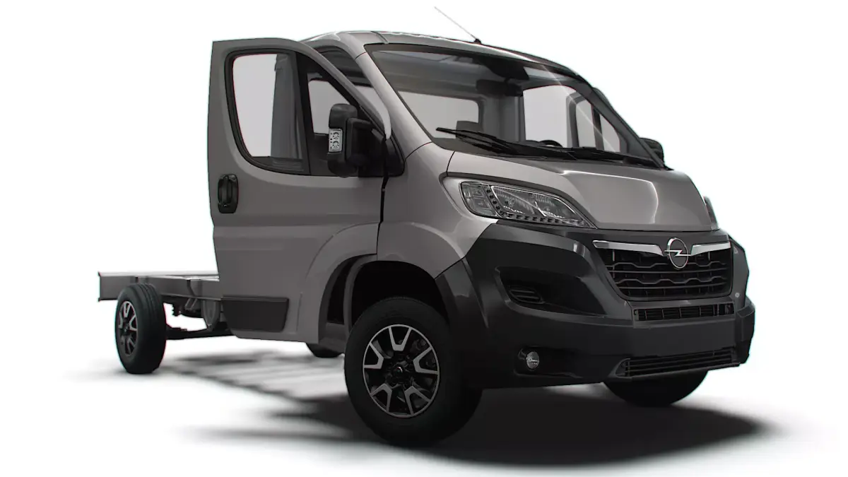 Opel Movano Chassis HQInterior SCab 3800WB 2023 3D model
