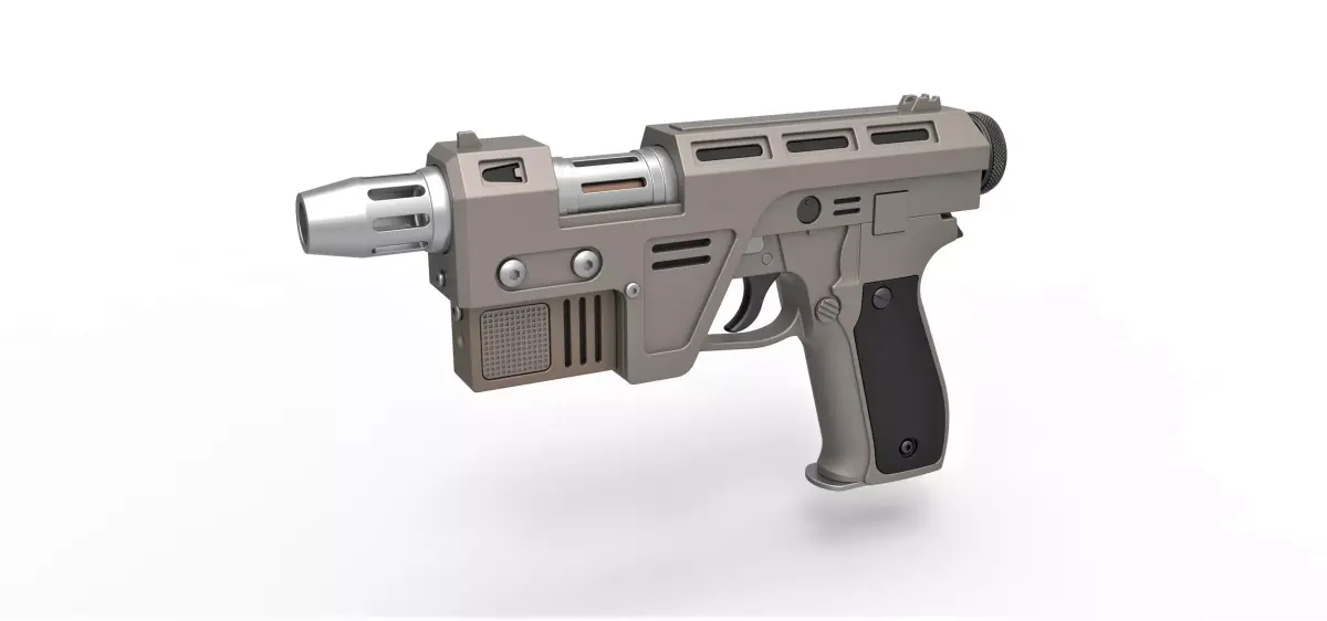 Blaster Pistol Glie-44 from the movie Star Wars The Last Jedi 3D model