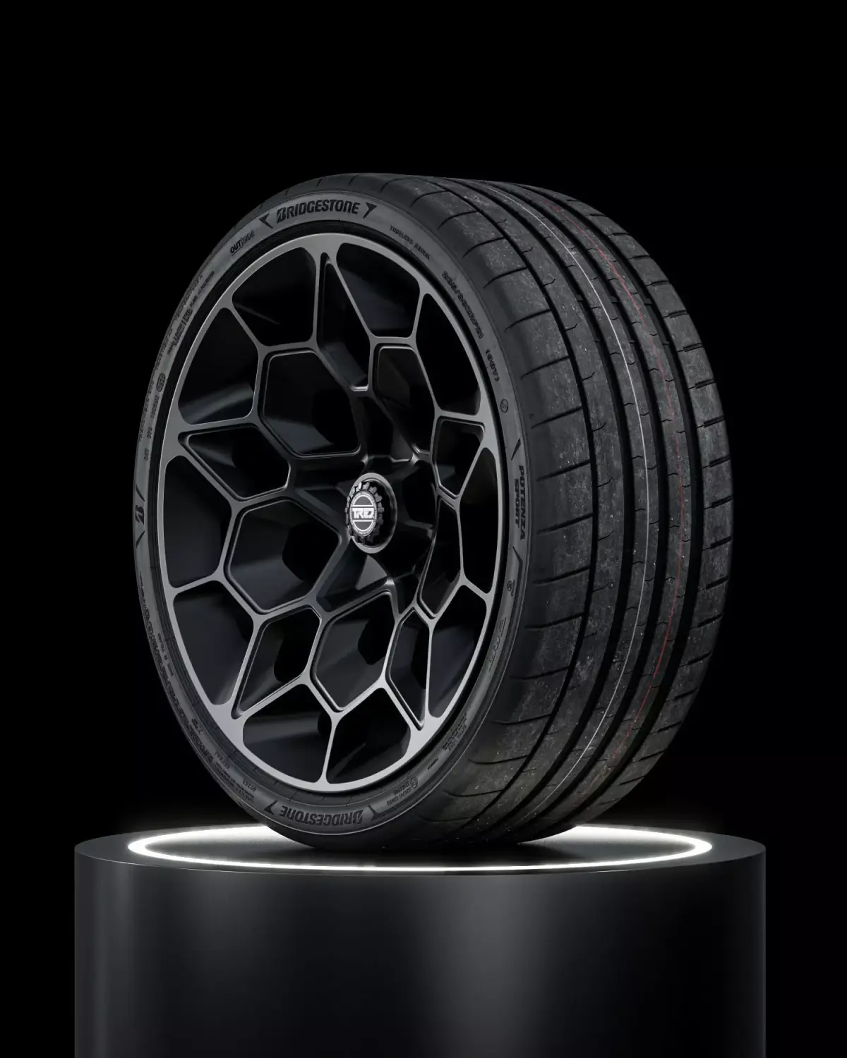 Bridgestone Potenza Sport 265 30 ZRF R21 3D model