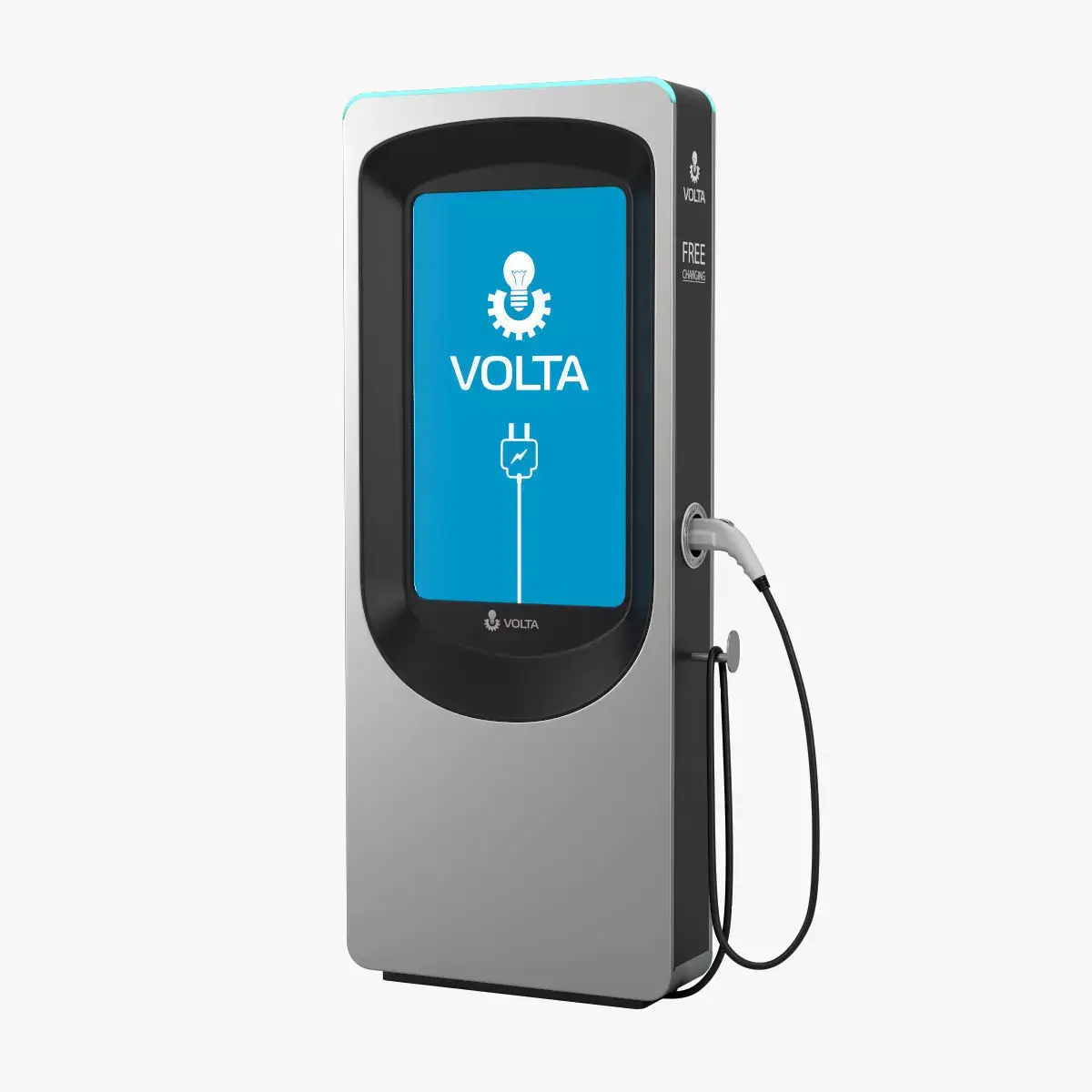 Volta Electric Vehicle Charger 3D model