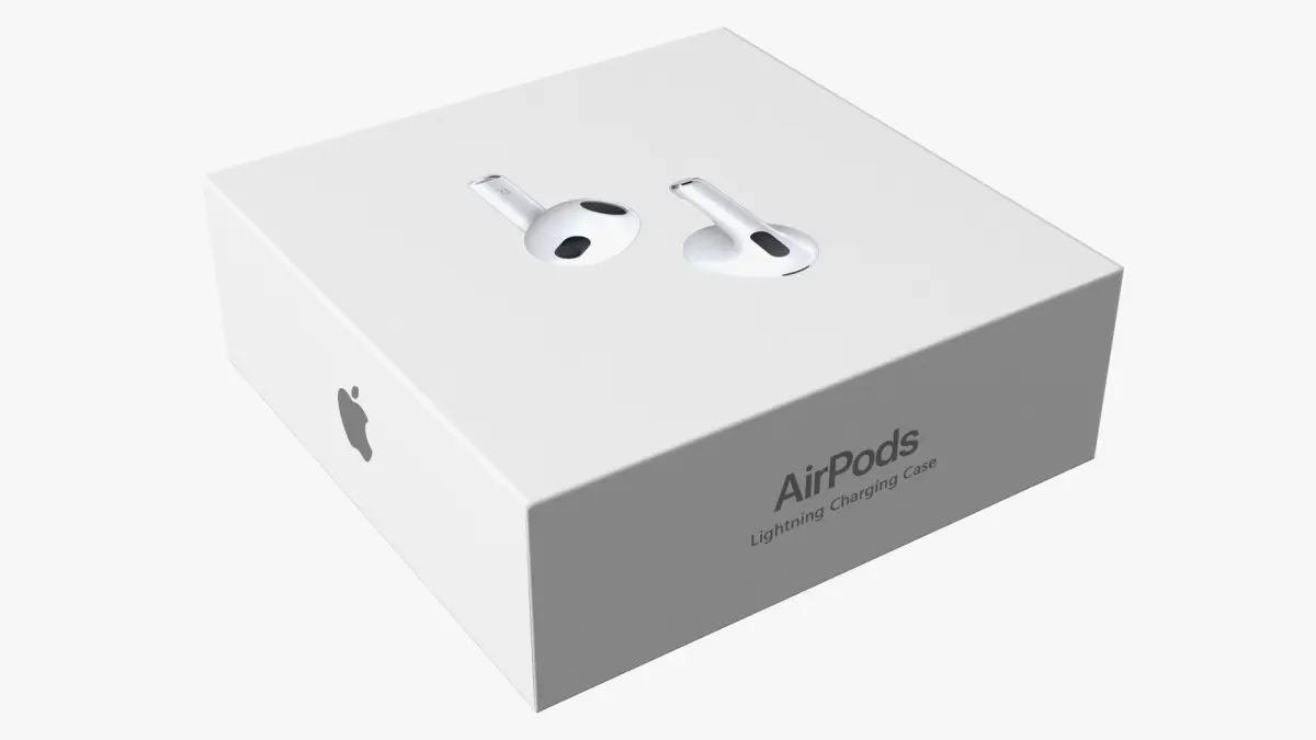 Box AirPods 3D model