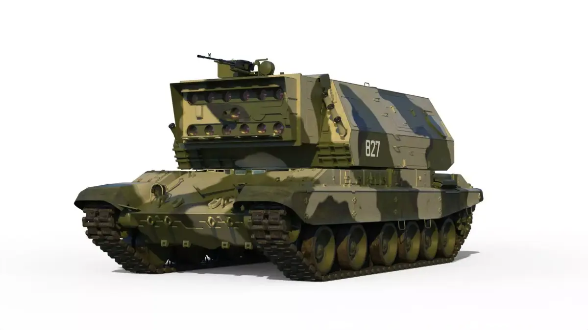 Laser tank 1K17 Szhatie 3D model
