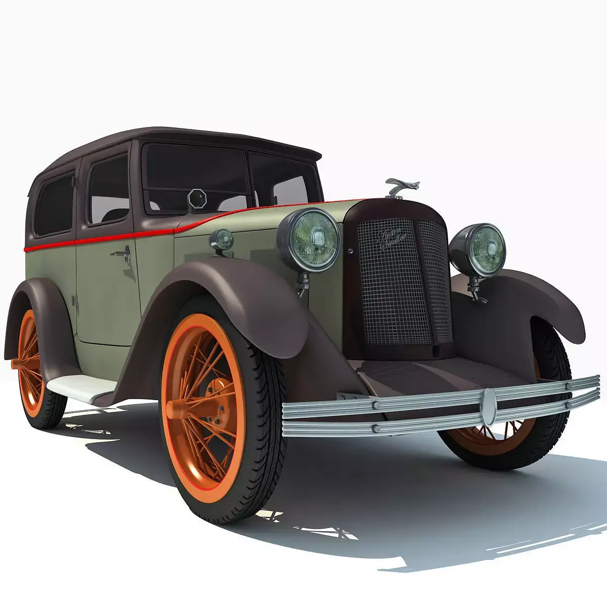 WWII Austin Vehicle 3D model