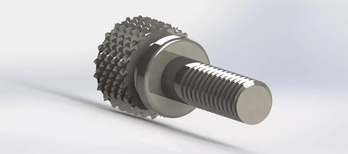 Knurling Screw 3D model
