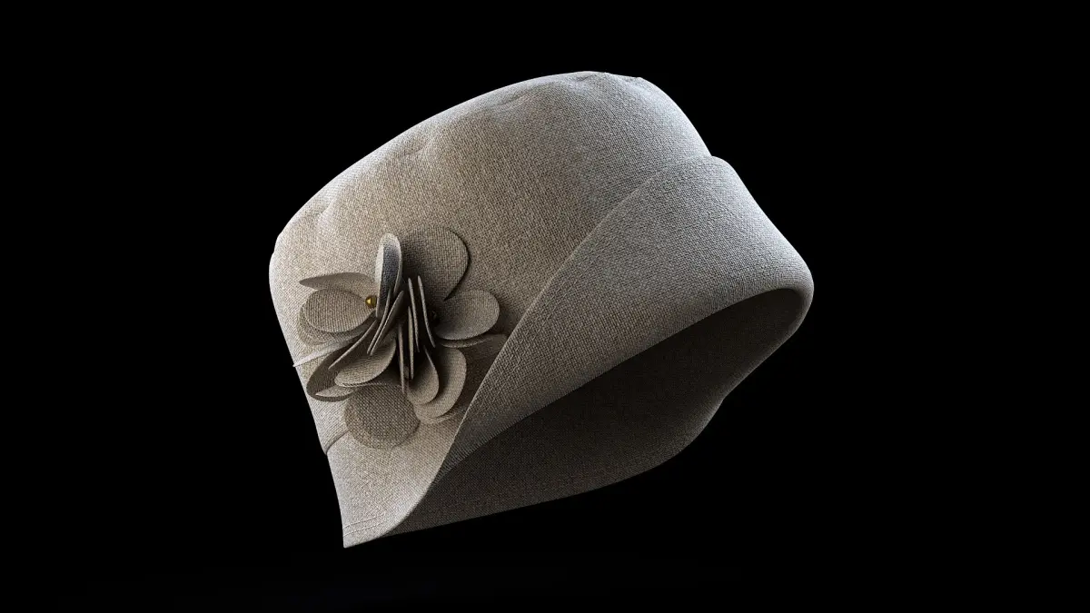 Cloche Hat 3D model
