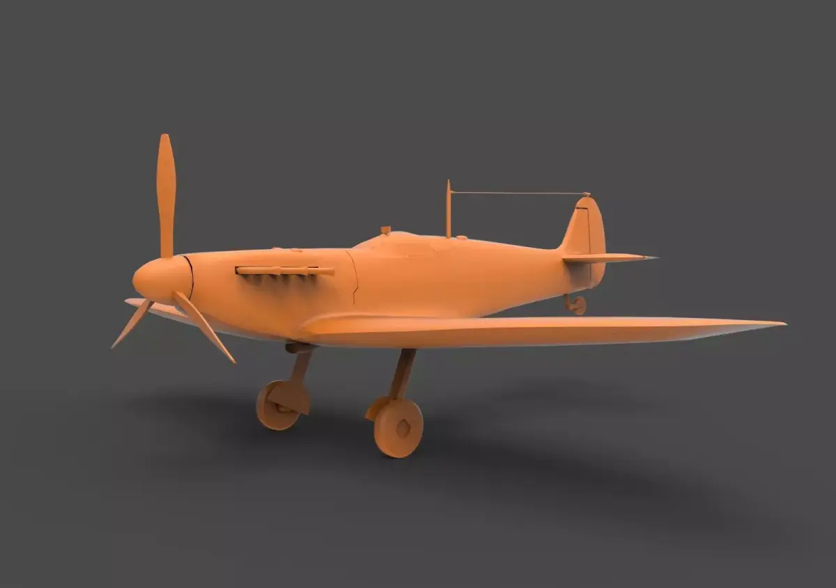 Supermarine Spitfire 3D print model