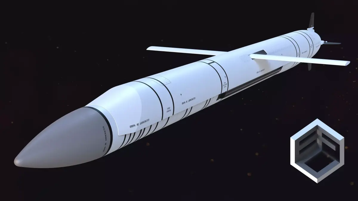 Kalibr 3M54-1  SS- N 27-Sizzler 3D model