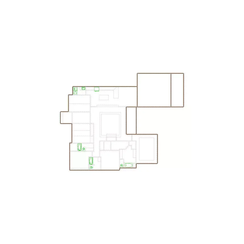 Simple Exterior Sketch by Interior - 3001-3500 SF - Xactimate 3D model