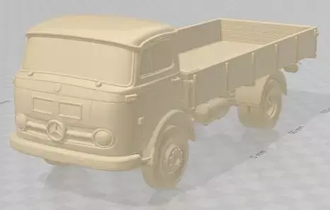 Mercedes Benz L319 1955 Printable Truck 3D print model