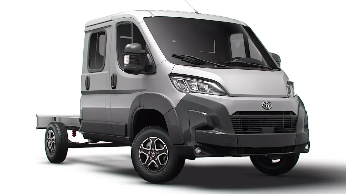 Toyota ProAce Max Chassis DoubleCab L2 2026 3D model
