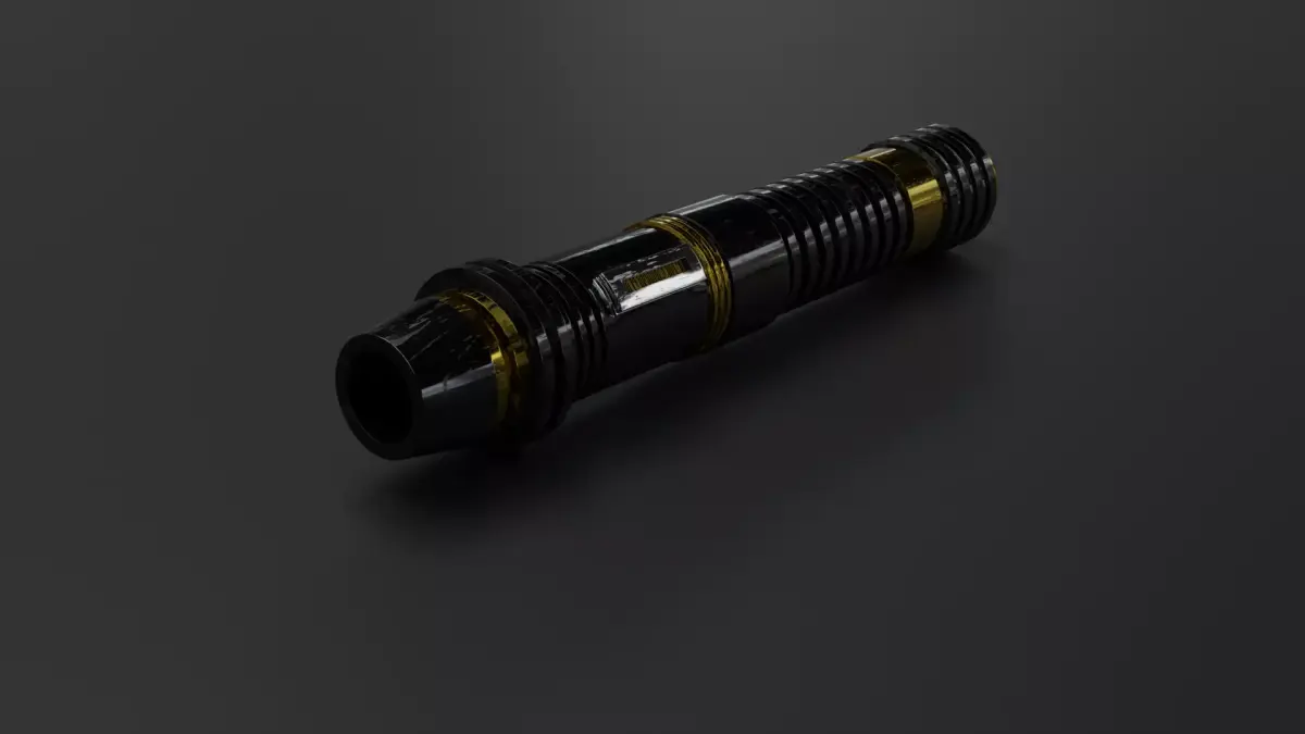 Scifi Star Wars Lightsaber Black 3D model