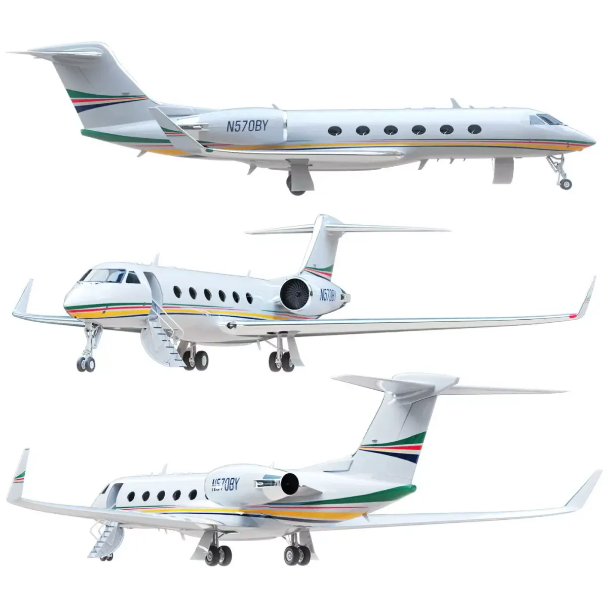 Aircraft G400 3D model